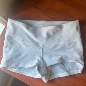 Lululemon grey tight shorts